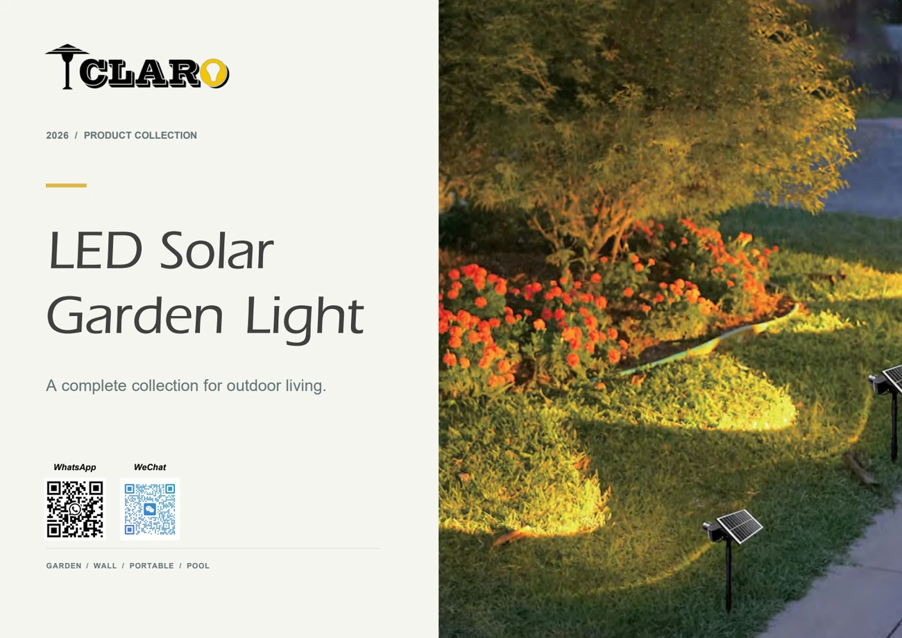 LED Solar Garden Light catalogue cover