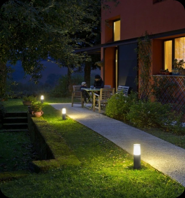 ABS Garden Post Light view 2