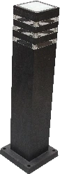MS-P1004-3F-H60 — ABS Garden Post Light