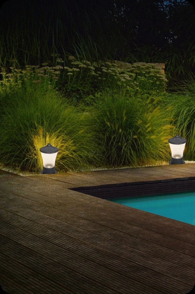 ABS Garden Post Light view 2
