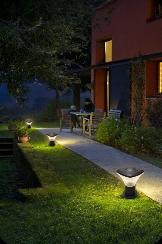 ABS Garden Post Light view 2