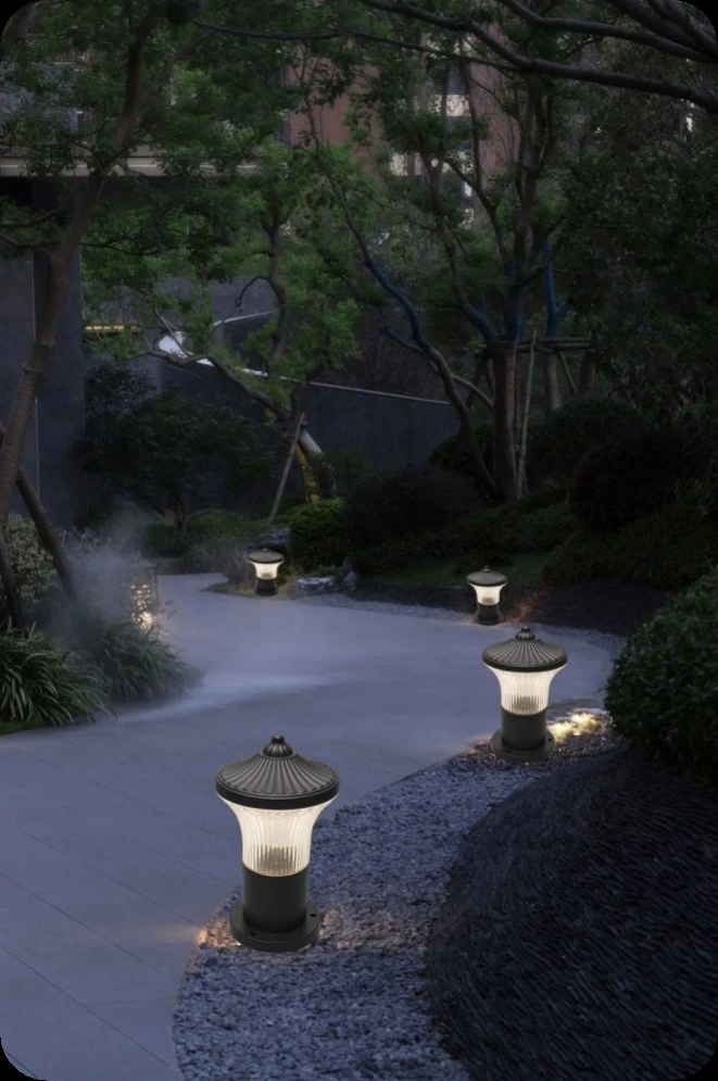 ABS Garden Post Light view 2