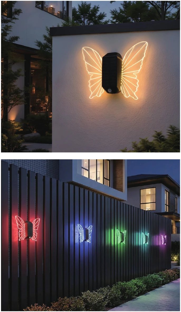 Solar Butterfly Light view 2