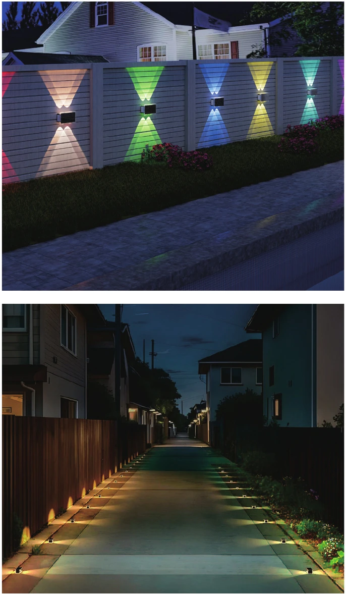 Solar Wall Washer Light view 2