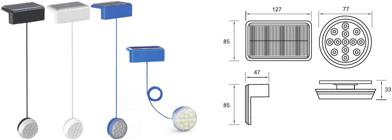 MS-1831 — Solar Pool Light