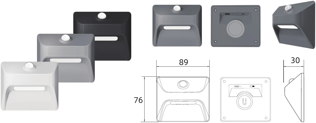 MS-T30 — Magnetic Night Light