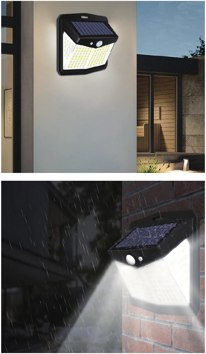 Solar Wall Light view 2