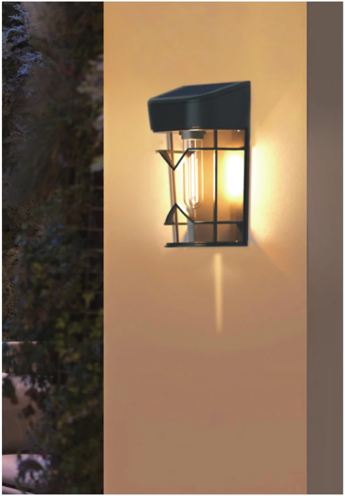 Solar Wall Lantern view 2
