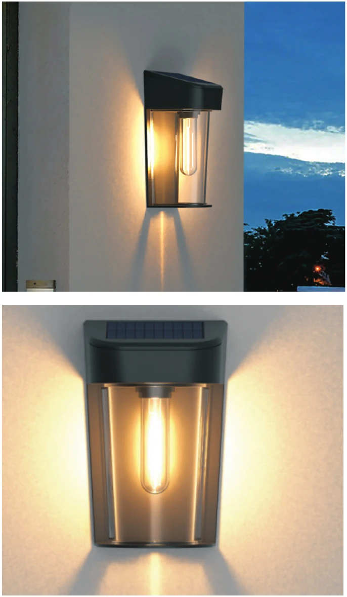 Solar Wall Lantern view 2