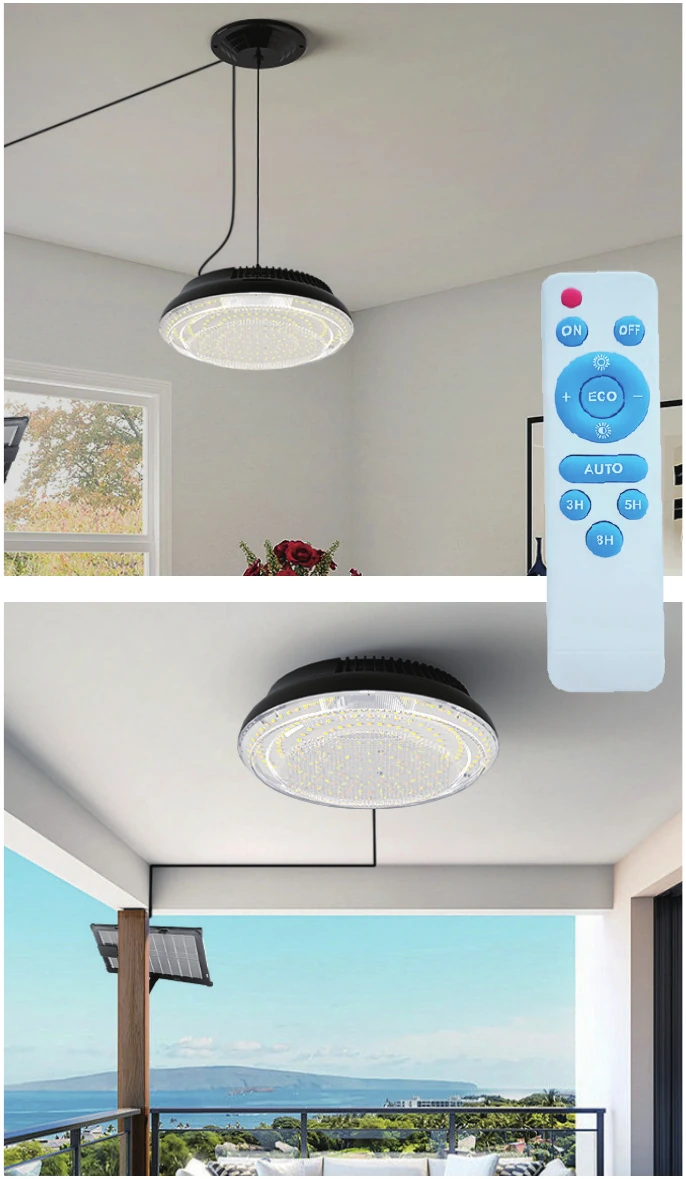 Solar Pendant Light view 2