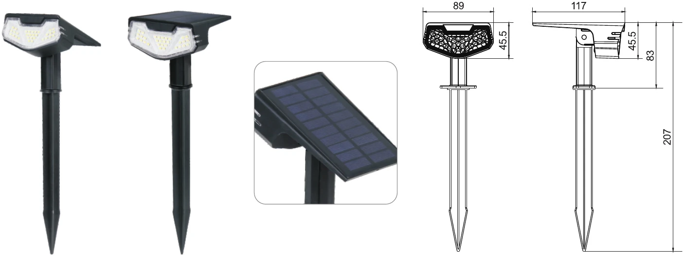 MS-1827 — Solar Stake Light