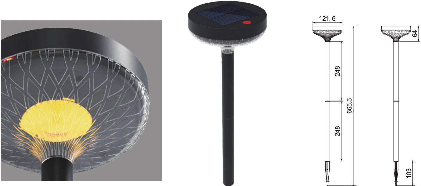 MS-1819 — Solar Garden Path Light