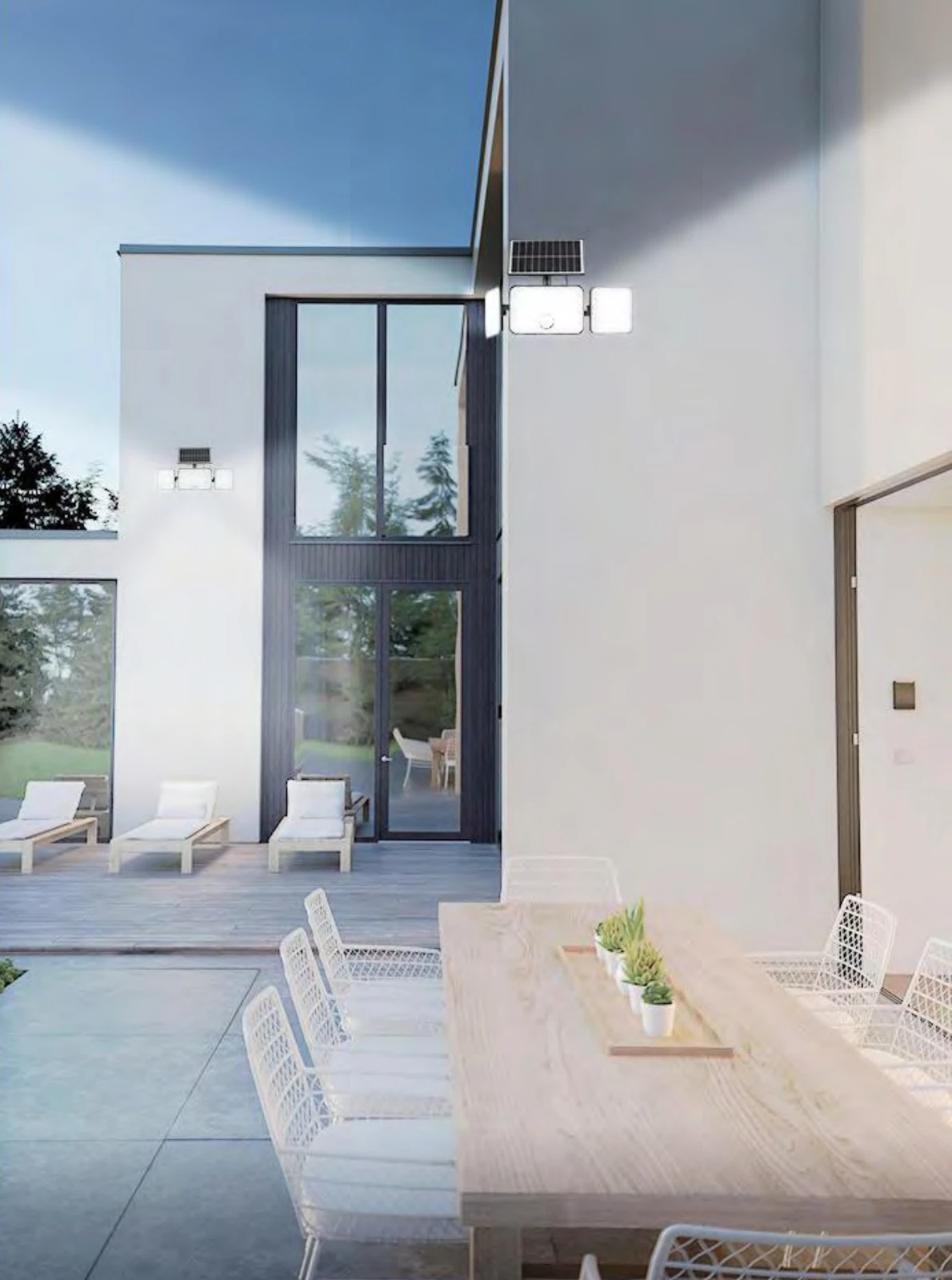 Multi-panel Sensor Wall Lamp view 2